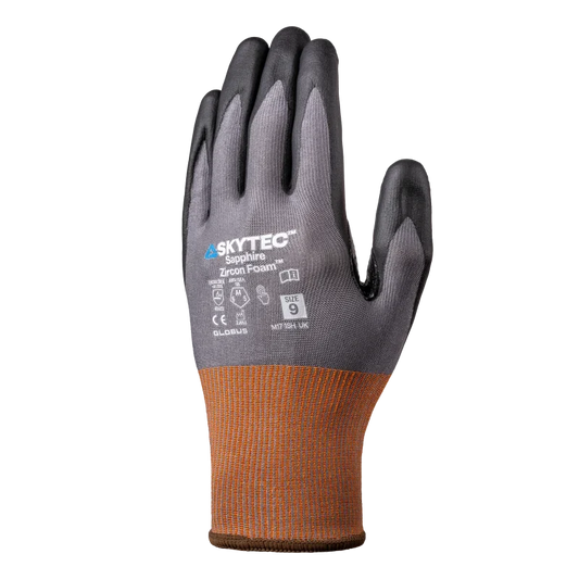 Skytec Sapphire Zircon Foam Cut D Nitrile Foam Gloves