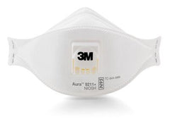 3M 9211+ N95 Particulate Flatfold Valved Respirator